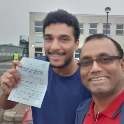 Declan Declan passed his test with ease, his dedication and hard work paid off! 💯